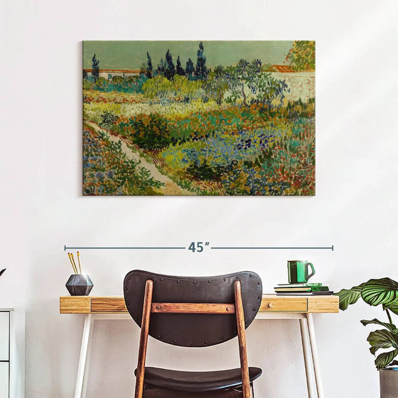 Jardin d'Alvord à Arles, H 26 po x l 39 po