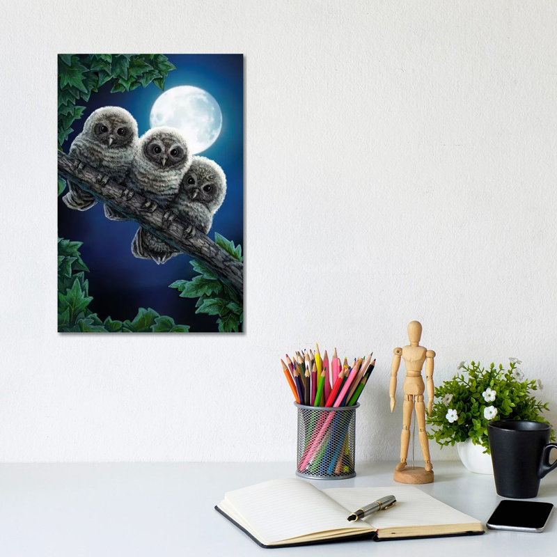 Power Of Three by Lisa Parker - Wrapped Canvas Print, 30.48cm H x 30.48cm W x 1.905cm D