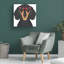 «Teckel portant des lunettes de hipster de Furbaby Affiliates 3», art sur toile-2078575752