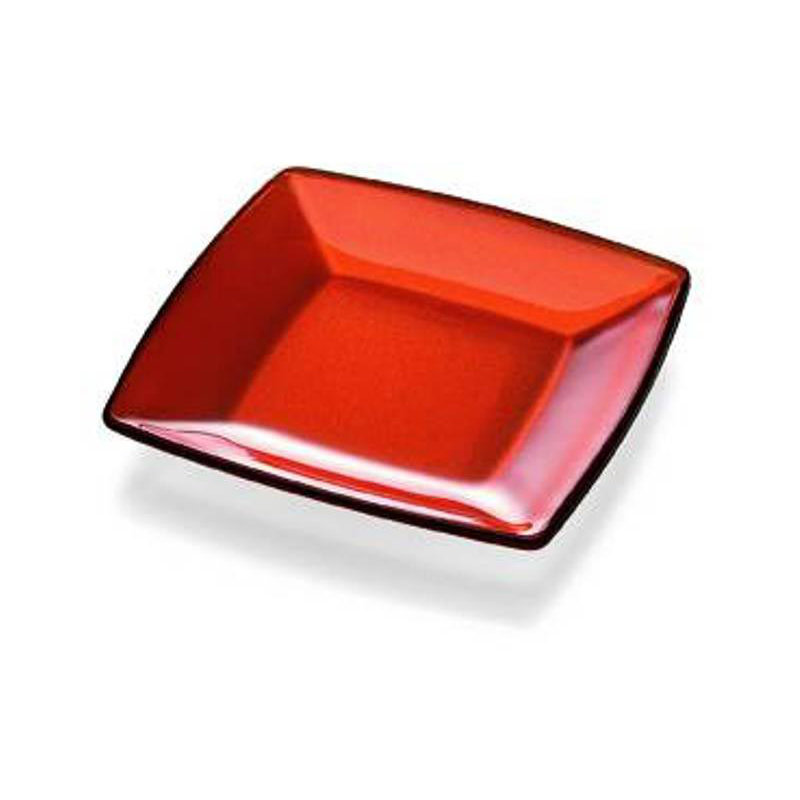 Assiette en verre 9,1 po Madison, Orange