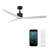 Spinster 60'' Smart Ceiling Fan with LED Light and Bluetooth Remote Control Included-192972114
