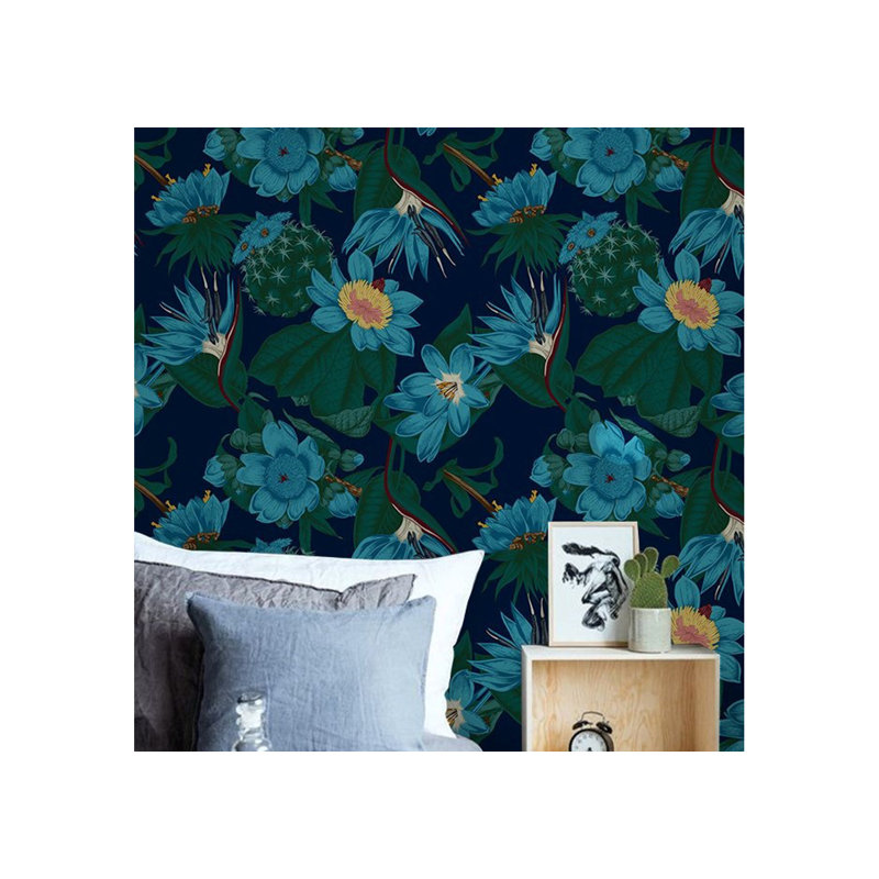 Altha Flowers Wallpaper, 360 x 250cm