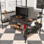 Canopies & Gazebos(must Include Frame) Metal Grill Gazebo With Storage, Modern Patio Bbq Shelter