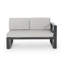 Canapé modulaire d'extérieur en aluminium Dursley