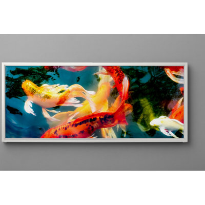 Bourbeau Koi Pond, art mural encadré