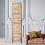 Wood Room Divider, 6 Panel Wood Folding Privacy Screen, 66.9 Inches Tall Indoor Louvered Partition Divider-374431299