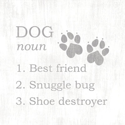 Dog Traits - Wrapped Canvas Print