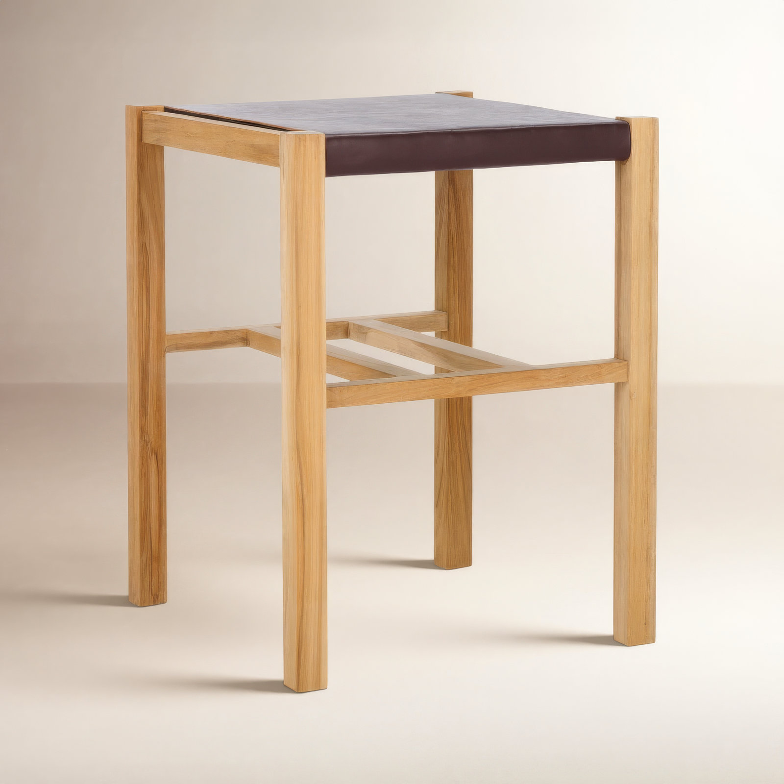 Breckenridge 26" Bar Stool, Cognac/Natural
