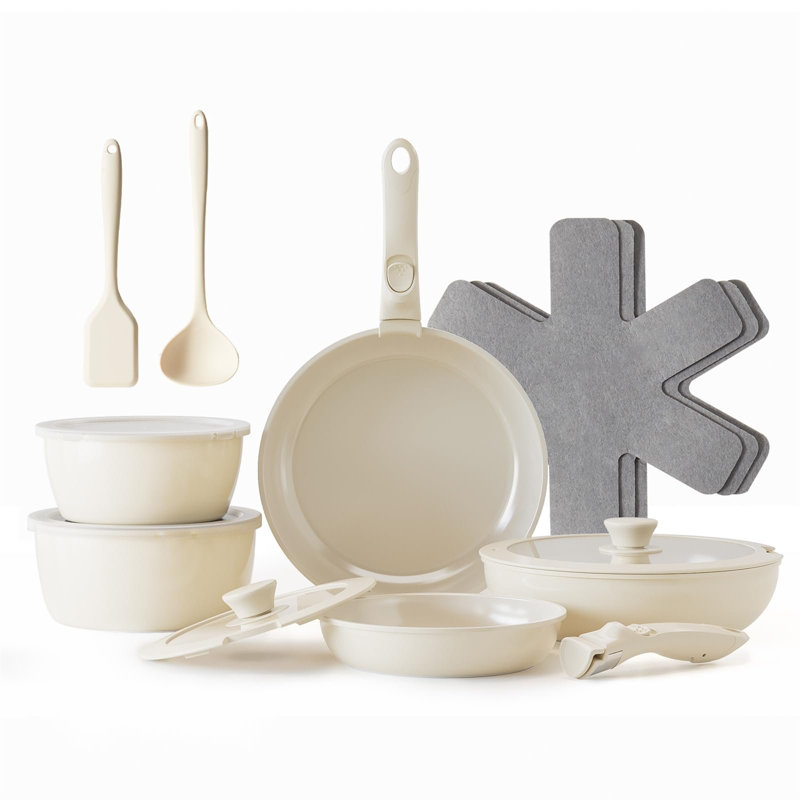 16 - Piece Ceramic Cookware Set