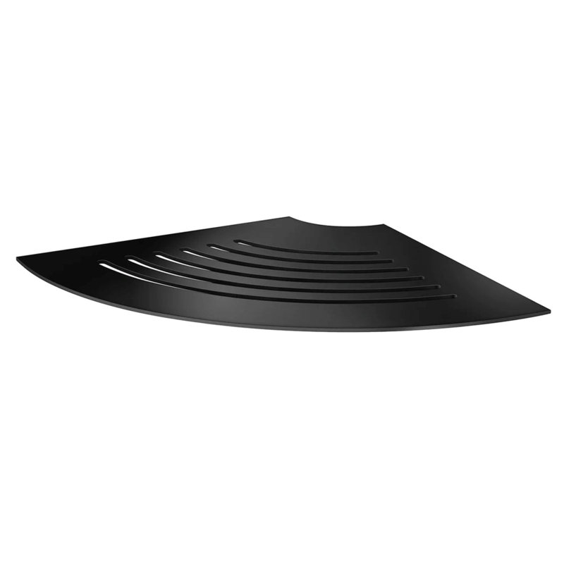Tablette de coin Grout Line , Noir mat