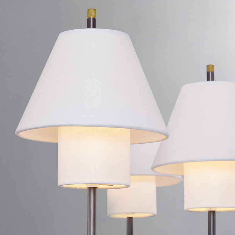 GLENMOORE 8 LIGHT CHANDELIER, Black