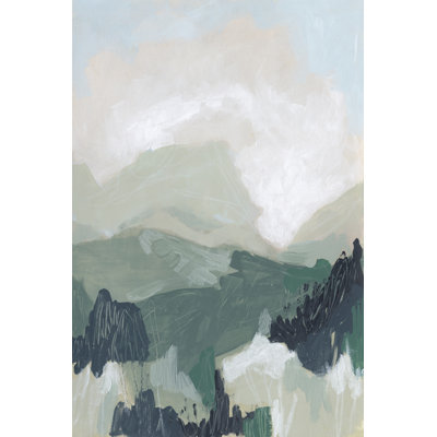 Moss Valley I by June Erica Vess - Painting on Canvas