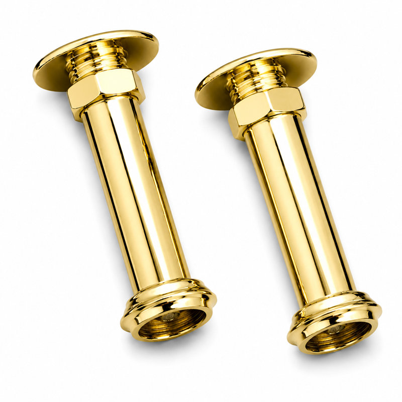 Paire de coupleurs 2 pouces, Supercoat Brass