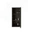 Charmante armoire de salle de bain murale avec design courbé et fonctionnalité de rangement-611048939