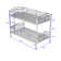 Gregario Kids Twin Over Twin Bunk Bed