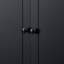 Armoire de rangement avec 2 portes et 4 tiroirs, tablette réglable, panneau de fibres à densité moyenne avec finition peinte-1367784560
