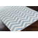 Tapis en jute/en sisal ardoise/ivoire chevron Greer