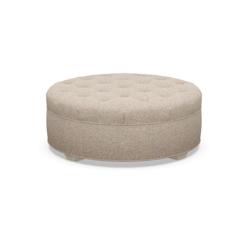 Round Ottoman, 5246-74, Sandstone