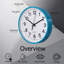 Horloge analogique 12 po Ebern Designs-122356178