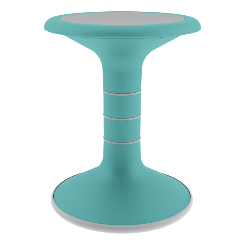 Tabouret Crossen Classroom, H 16 po, Turquoise