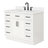 Tidworth 42'' Solid Wood Single Bathroom Vanity with 1.5'' White Quartz Top-68774411-102157594