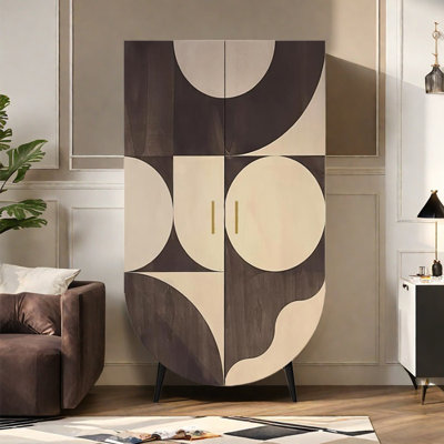 European style simple modern bedroom wardrobe by Parttlion
