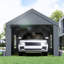 Très grand auvent pour voiture 12 x 20 pi avec fenêtres ventilées VEVOR Carport-101934313-91989398