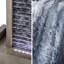 Outdoor Metal Waterfall Fountain with Lights