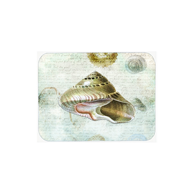 Caroline's Treasures Shells Glass Cutting Board