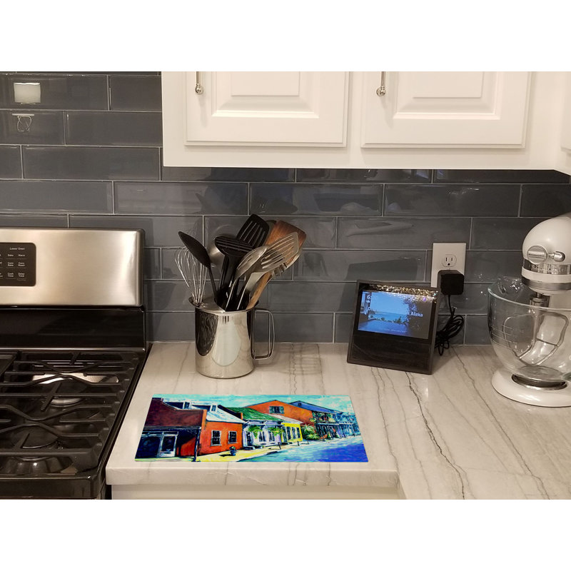 Somewhere Close Glass Cutting Board