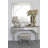 Holmwood 45.5cm Table Lamp, Bedside Buffet Lamp with Mosaic Design Base & Polyester Shade-36587976
