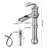 Single-Hole Single-handle Bathroom Faucet with Drain Assembly-48423209