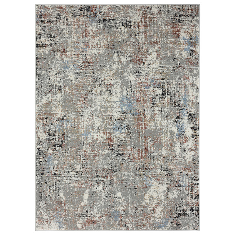 Tapis brun rectangulaire tissé à la machine 9 pi 10 po x 13 pi 2 po, Rectangle 1 pi 11 po x 3 pi