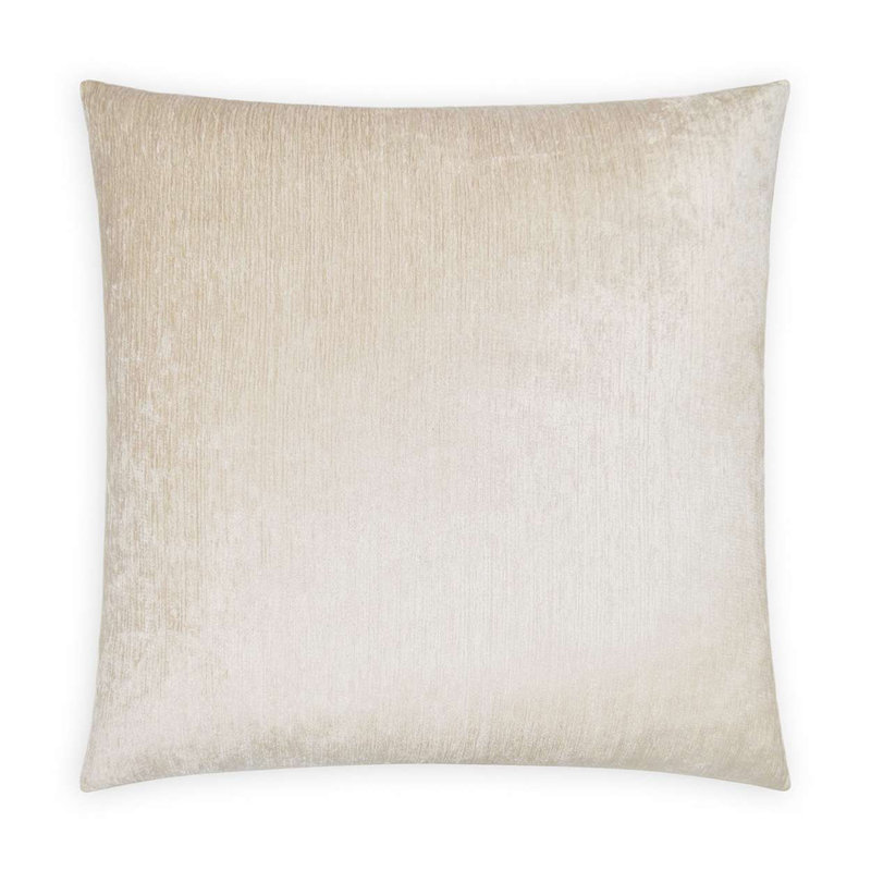 Empress Casandra Pillow Cover & Insert, Square 24", Ivory