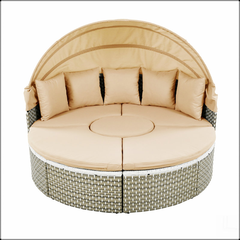 Ensemble de canapé modulaire d'extérieur rond Patio Furniture
