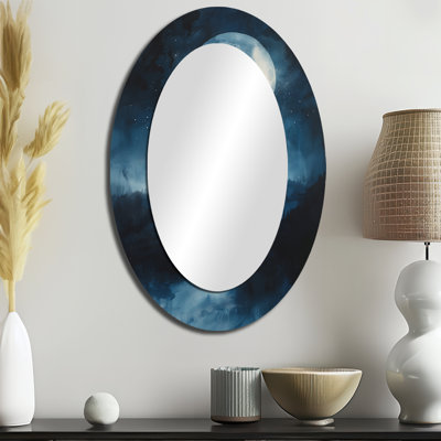 Miroir mural blanc et blanc