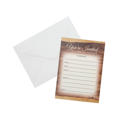 Wood Invitation Kit