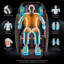 Fauteuil de massage inclinable électrique en similicuir-1747935710