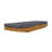 Acacia Wood Chaise Lounge with Cushion - Teak Finish Outdoor Recliner with 3-Fold Water-Repellent Cushion, 300lbs Capacity-861301235