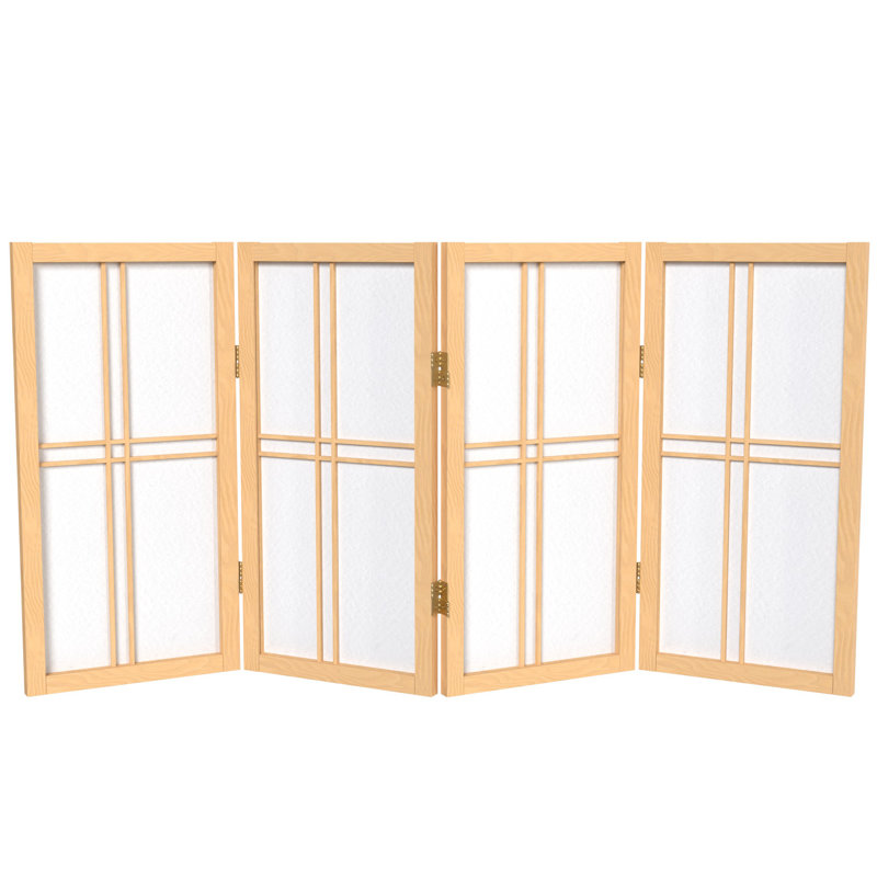 Paravent court 24 po Keitez, Naturel, 4