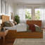 Lit plateforme en bois massif avec pied de lit et gigogne simple Nantucket-120232362-126308751