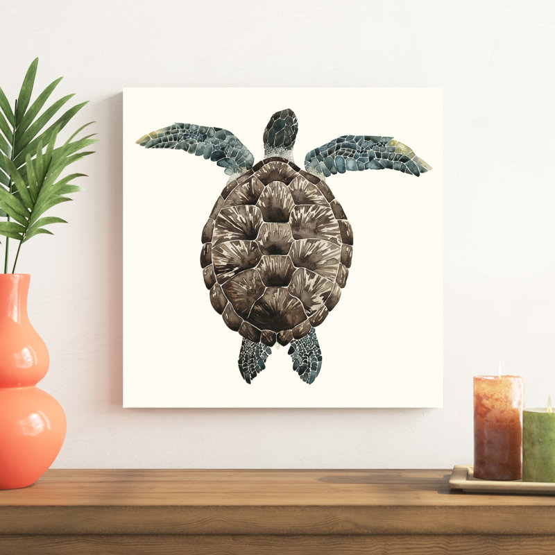 Tortue mosaïque I, H 20 po x l 20 po x P 1 po
