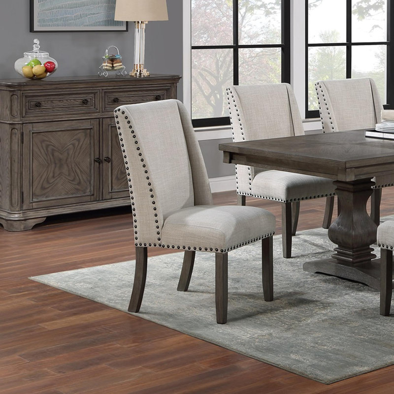 Traditional 9pc Dining Set Table w Leaf 8x Side Chairs
