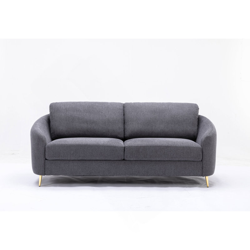 Gray Linen Sofa
