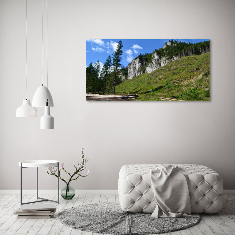 Rocky Peaks - Wrapped Canvas Print, 60cm H x 120cm W