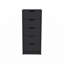 Commode Kamran, cinq tiroirs Narrows, finition blanche-649732669