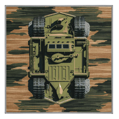 Machine Washable Transportation Brown Area Rug