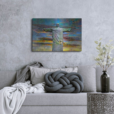 'Brazil Rio De Janeiro Christ The Redeemer' by Pedro Gavidia Metal Wall Art, 36" x 24"