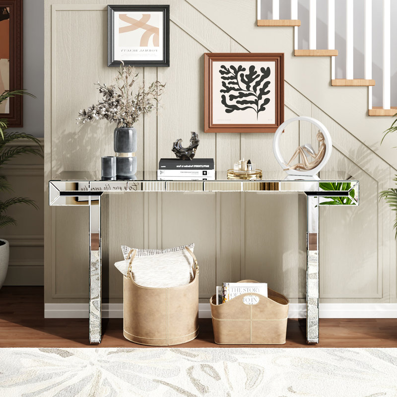 Console de luxe, canapé d'entrée, style luxueux