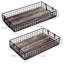 2 Piece Nesting Serving Tray Storage Basket Set